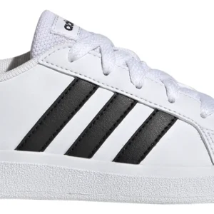adidas Grand Court Blanco Casual Urbano Básico Cintas Ajustables Hombre Jr. T22-26